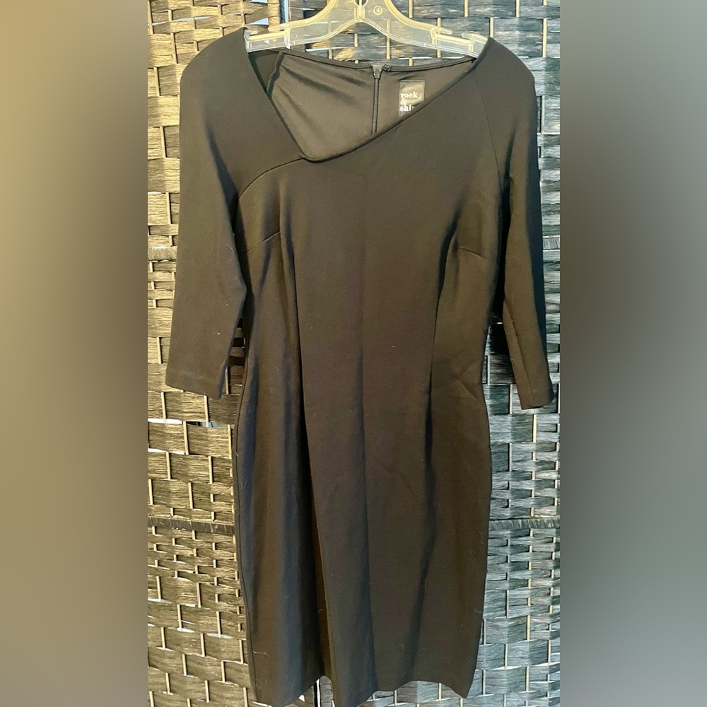 Reitmans rock & shine Black Long-Sleeve Sheath Dress
